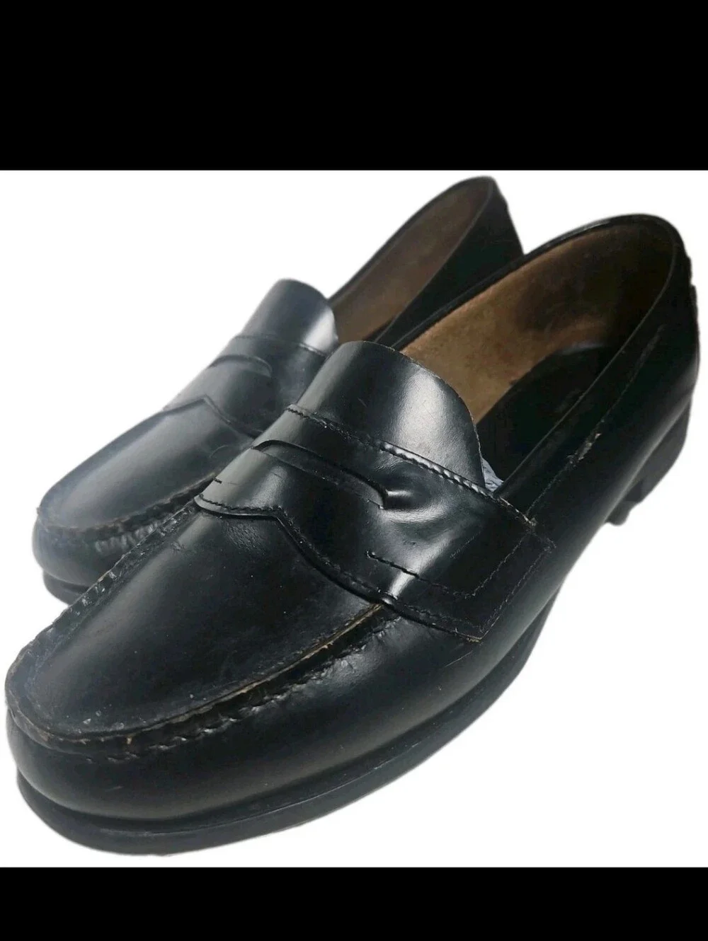 Eastland Women Sz10M Black Leather Classic II Penny Loafer Shoe  SN3921[7E